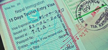 Nepal visa-region photo Nepal visa-region photo